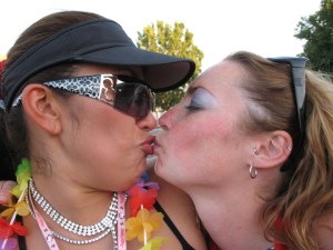 I kissed a girl and I liked it.